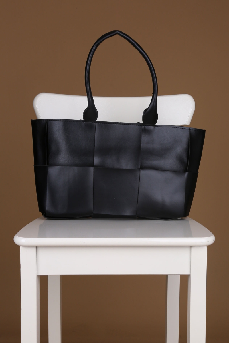 010145 Bottega Omuz Çantası - Siyah - BİGDART