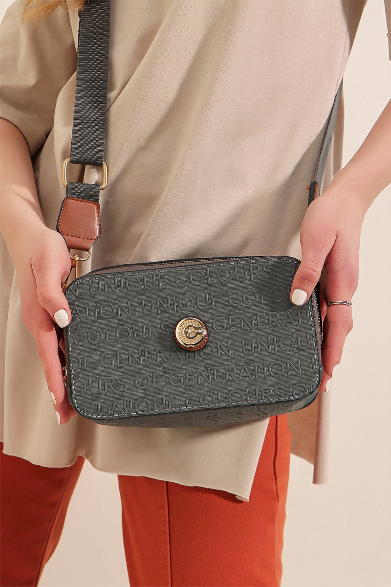 010148 Omuz Çantası - Antrasit - BİGDART