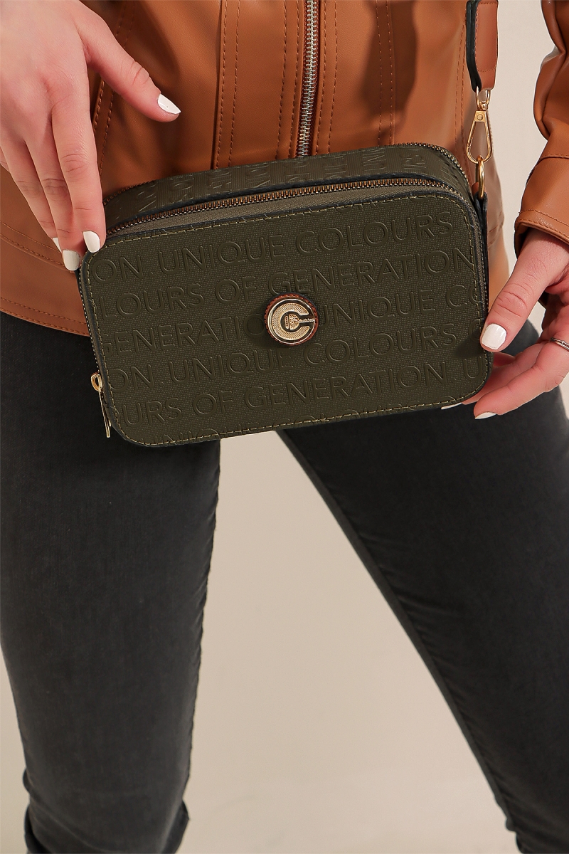 010148 Omuz Çantası - Haki - BİGDART