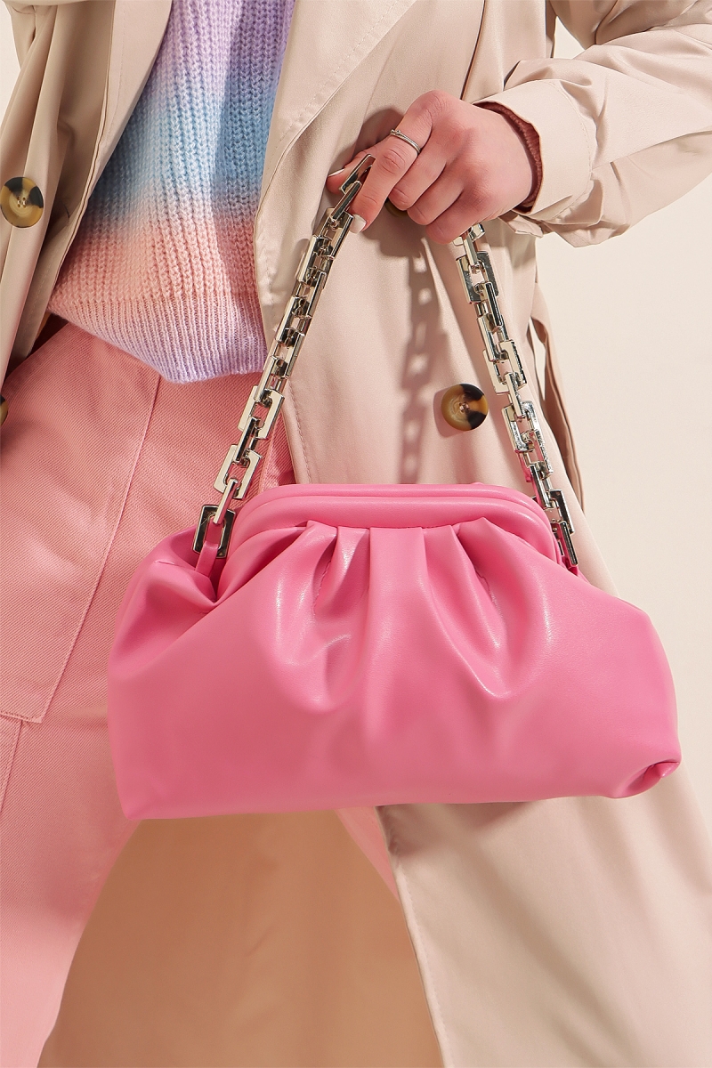 010149 Omuz Çantası - Pembe - BİGDART