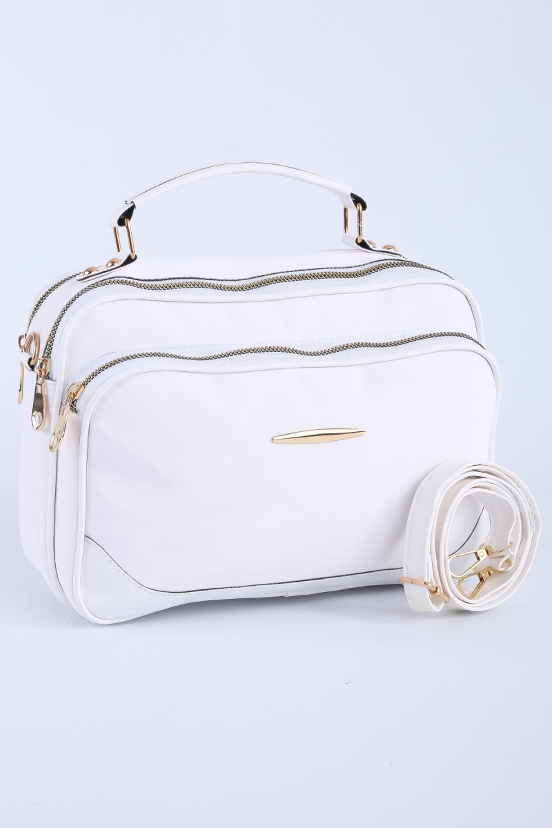 010151 Omuz Çantası - Beyaz - BİGDART