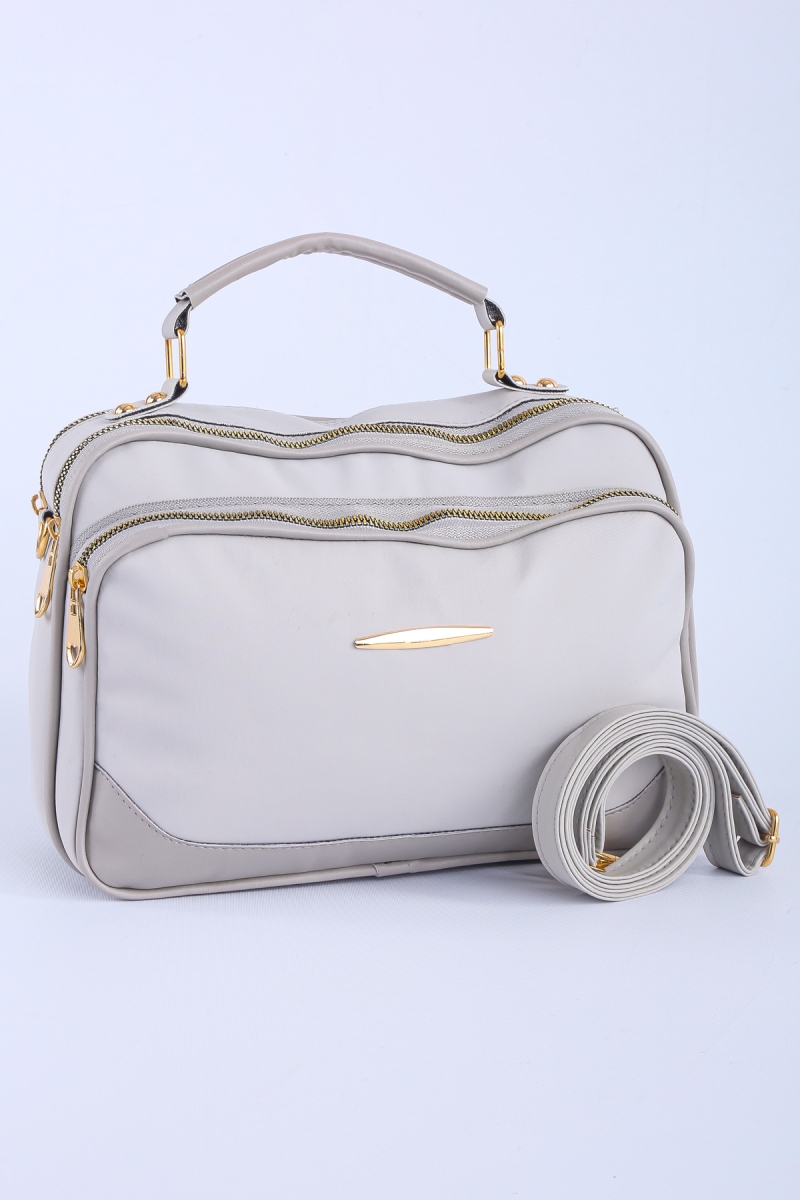 010151 Omuz Çantası - Gri - BİGDART