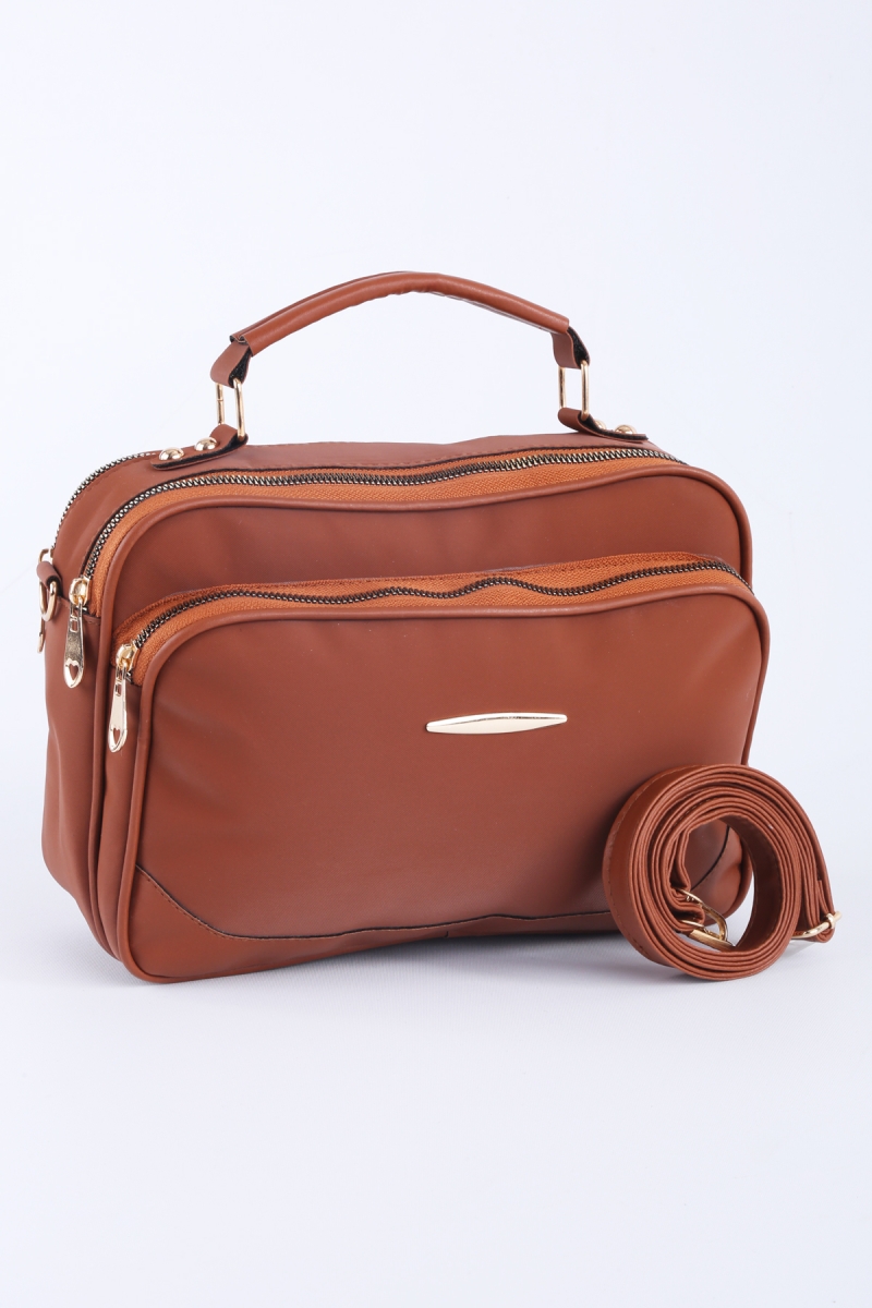 010151 Omuz Çantası - Kahverengi - BİGDART