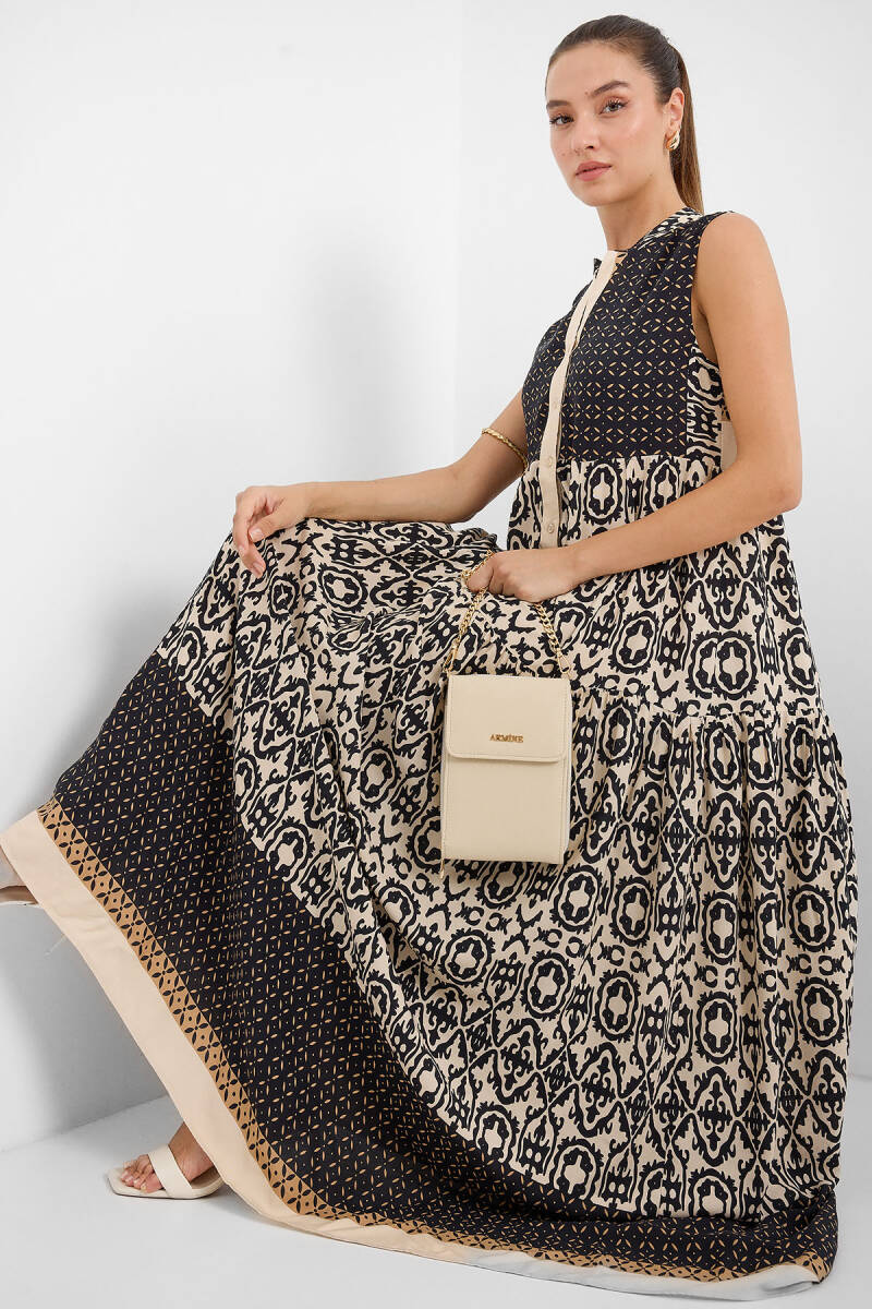 010175 Armine Mini Omuz Çantası - Bej - BİGDART