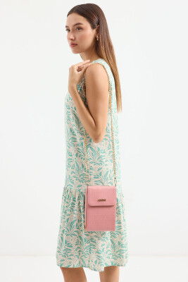 010175 Armine Mini Omuz Çantası - C. Pudra - BİGDART