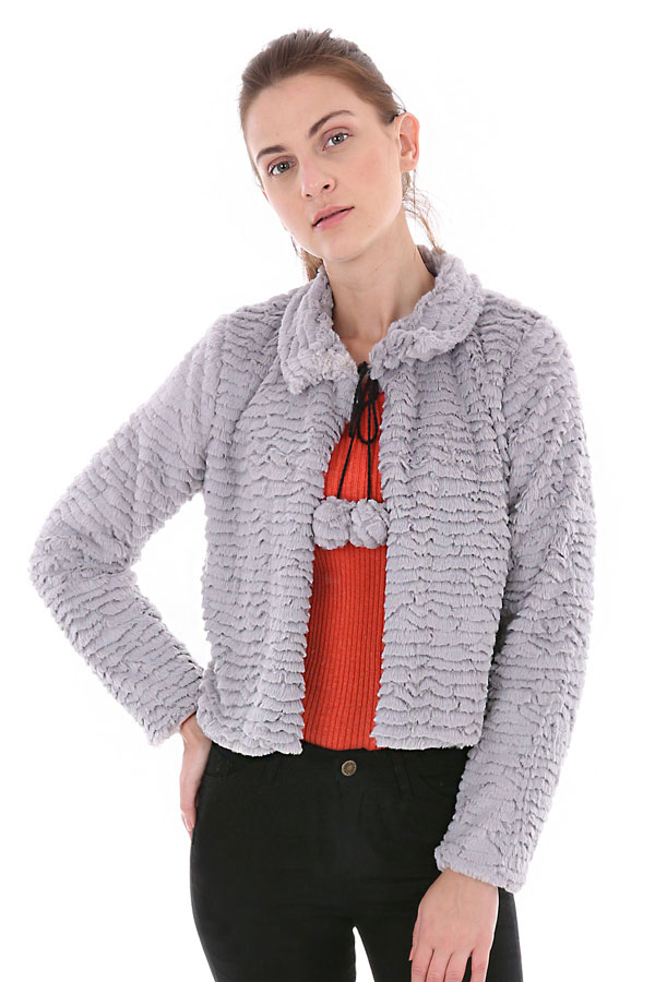 0608 KÜRK MONT - Gri - BİGDART