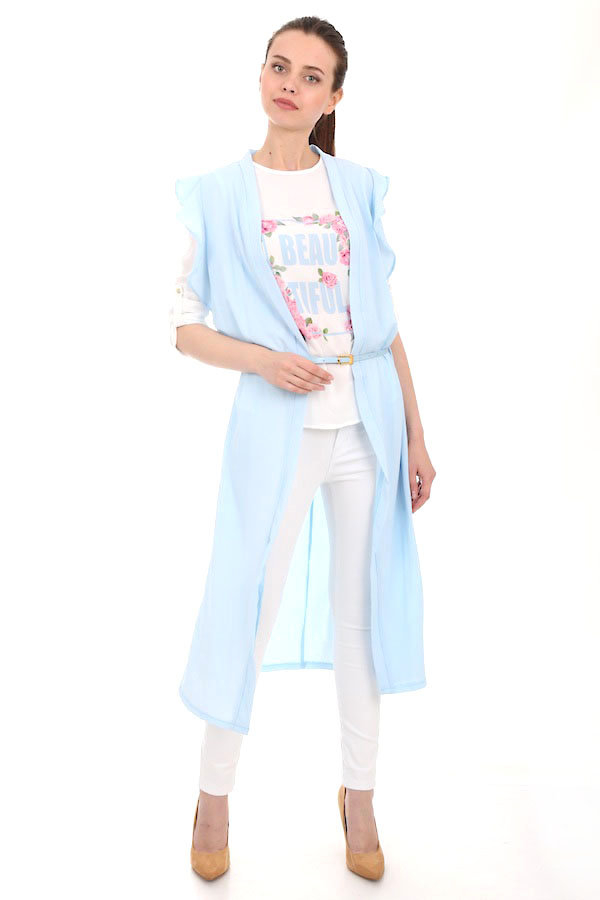 10037 İKİLİ YELEK TAKIM - Mavi - BİGDART