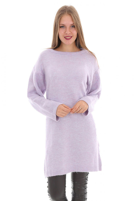 15295 SALAŞ TRİKO TUNİK - Lila - BİGDART