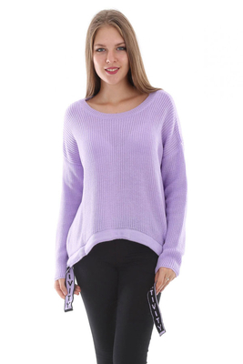 15304 BÜZGÜLÜ TRİKO KAZAK - Lila - BİGDART