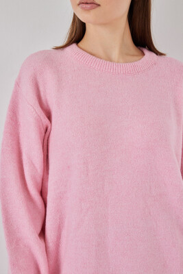 15895 Kadın Oversize Triko Kazak - A. Pembe - 5