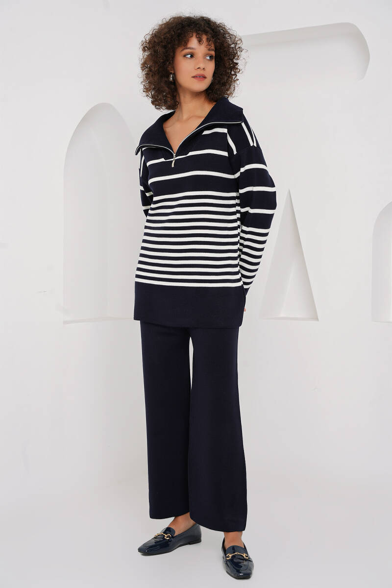 15899 Triko Kazak Pantolon İkili Takım - Lacivert - BİGDART