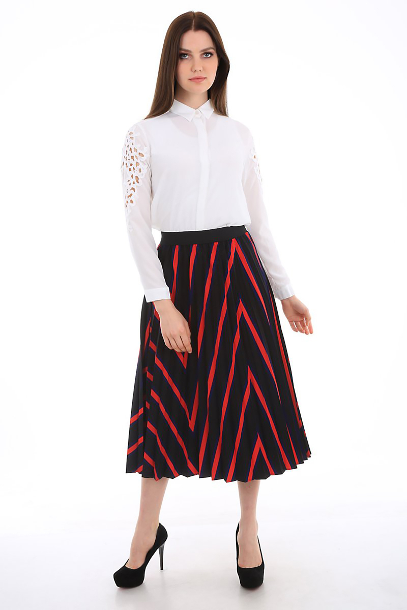 1815 Piliseli Etek - Siyah - BİGDART