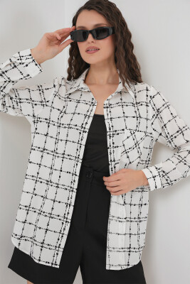 3639 TEK CEPLİ GÖMLEK - A.Beyaz 