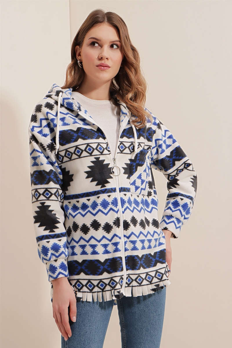 3861 Ekose Desen Polar - Mavi - BİGDART