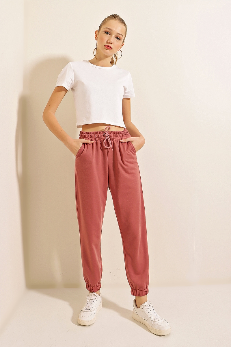 4151 Eşofman Altı - Gül Kurusu - BİGDART