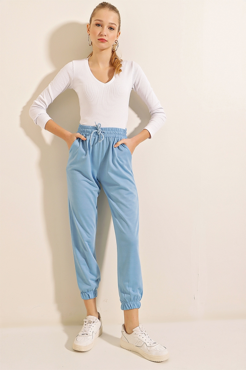 4151 Eşofman Altı - Açık Mavi - BİGDART