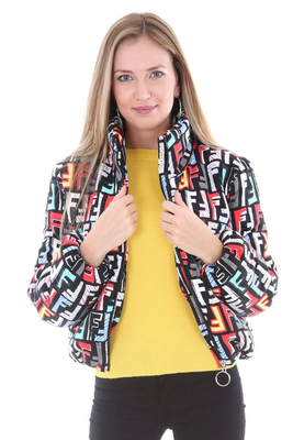 5079 DESENLİ ŞİŞME MONT - H. Siyah - BİGDART