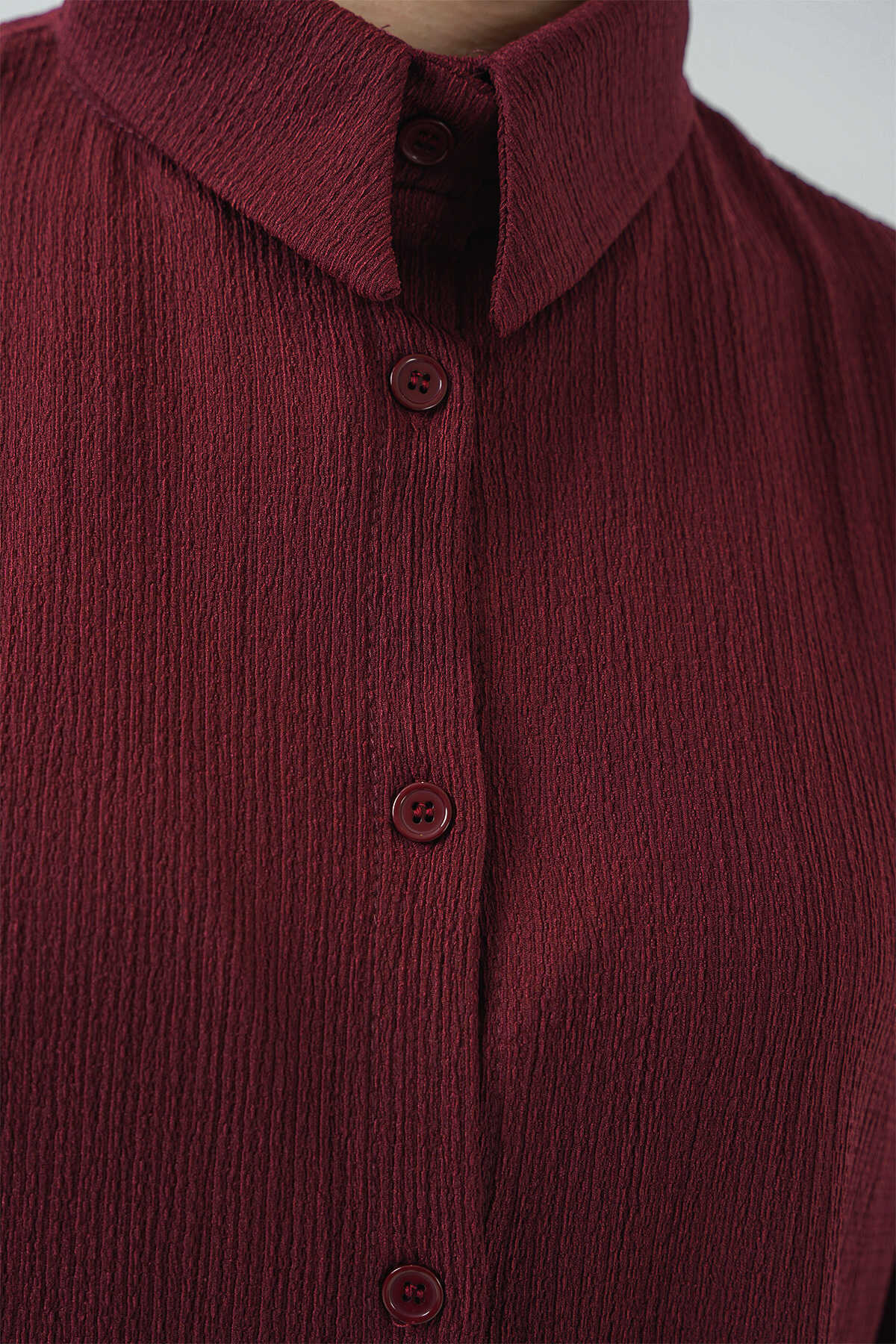 5858 Örme İkili Takım - Bordo - 5