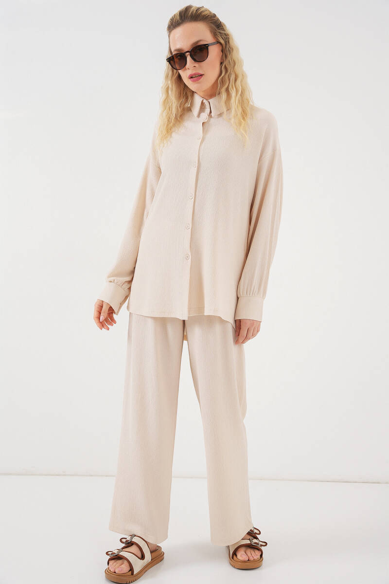 5858 Örme İkili Takım - M. Krem - BİGDART