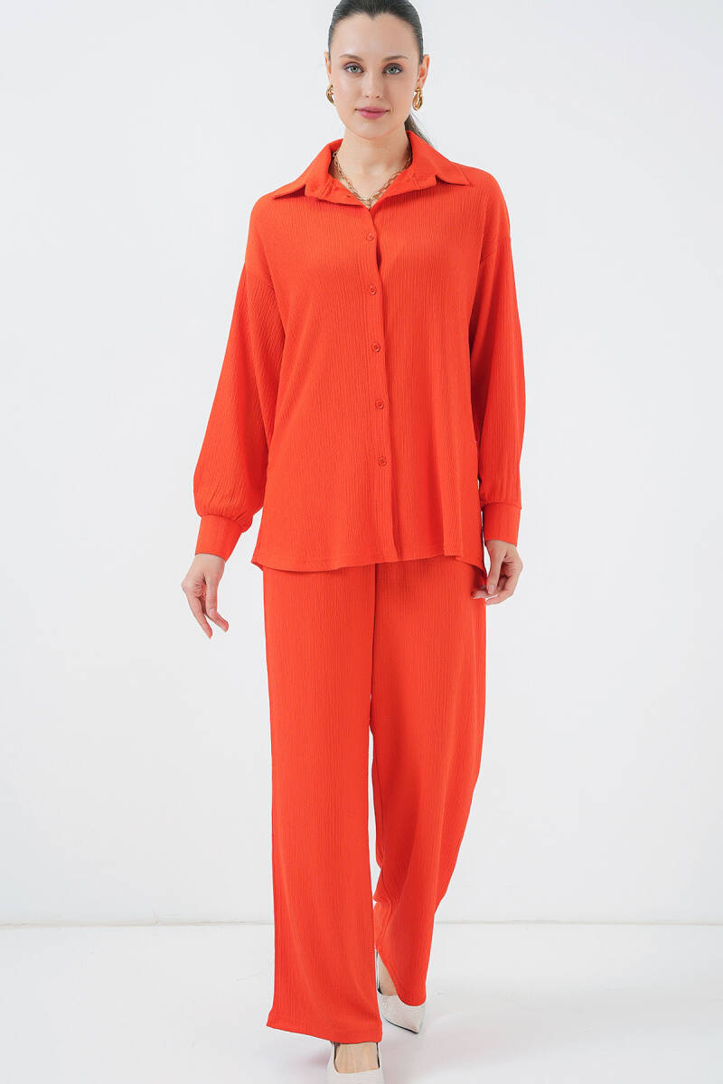 5858 Örme İkili Takım - Turuncu - BİGDART