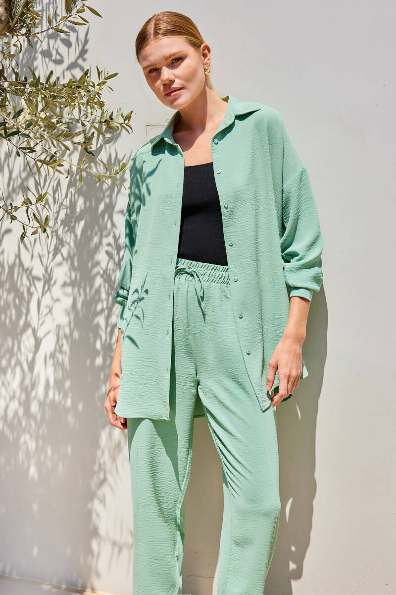 6593 Oversize İkili Takım - Mint - BİGDART