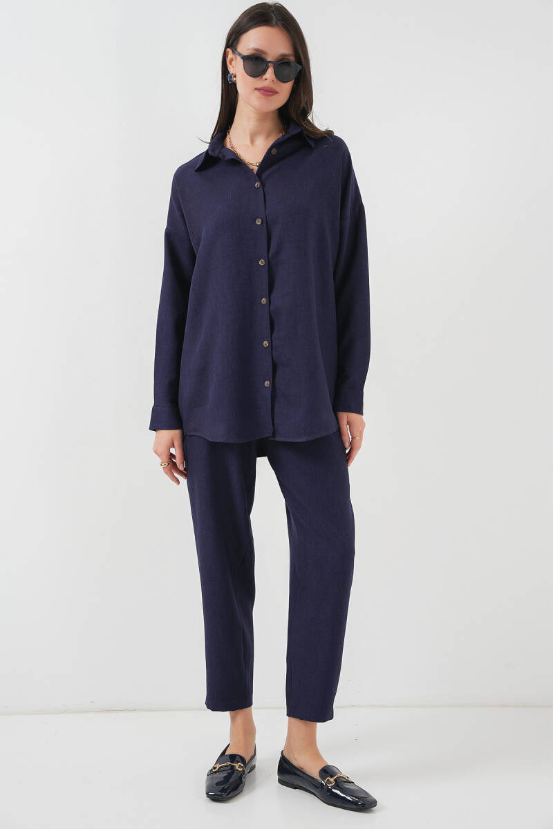 6622 Keten İkili Takım - Lacivert - BİGDART