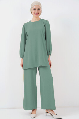 Ayrobin Tunik Pantolon Alt Üst Takım 6712 - Çağla Yeşili 