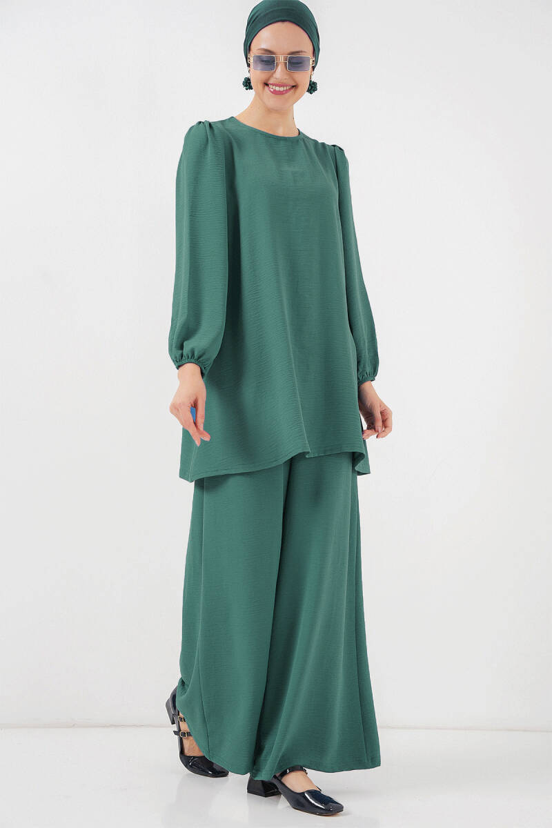 Ayrobin Tunik Pantolon Alt Üst Takım 6712 - Mint - BİGDART