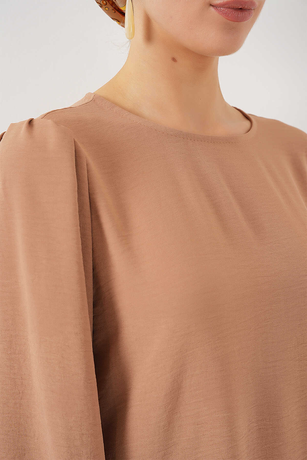 Ayrobin Tunik Pantolon Alt Üst Takım 6712 - Vizon - 5