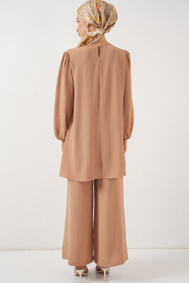 Ayrobin Tunik Pantolon Alt Üst Takım 6712 - Vizon - 6