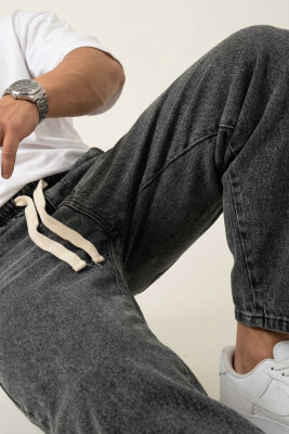 Erkek Rahat Kesim Baggy Jean Pantolon 30073 - Antrasit - 2