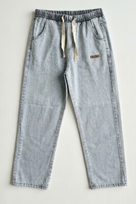 Erkek Rahat Kesim Baggy Jean Pantolon 30073 - Taş - 6