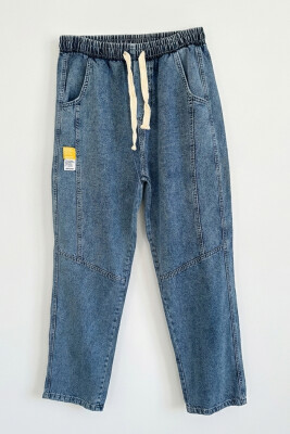 Erkek Rahat Kesim Baggy Jean Pantolon 30074 - İndigo - 6