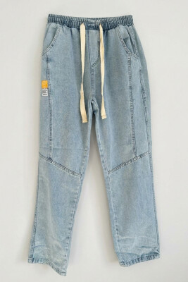 Erkek Rahat Kesim Baggy Jean Pantolon 30074 - Mavi - 6