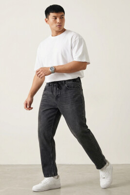 Erkek Rahat Kesim Baggy Jean Pantolon 30075 - Antrasit - BİGDART