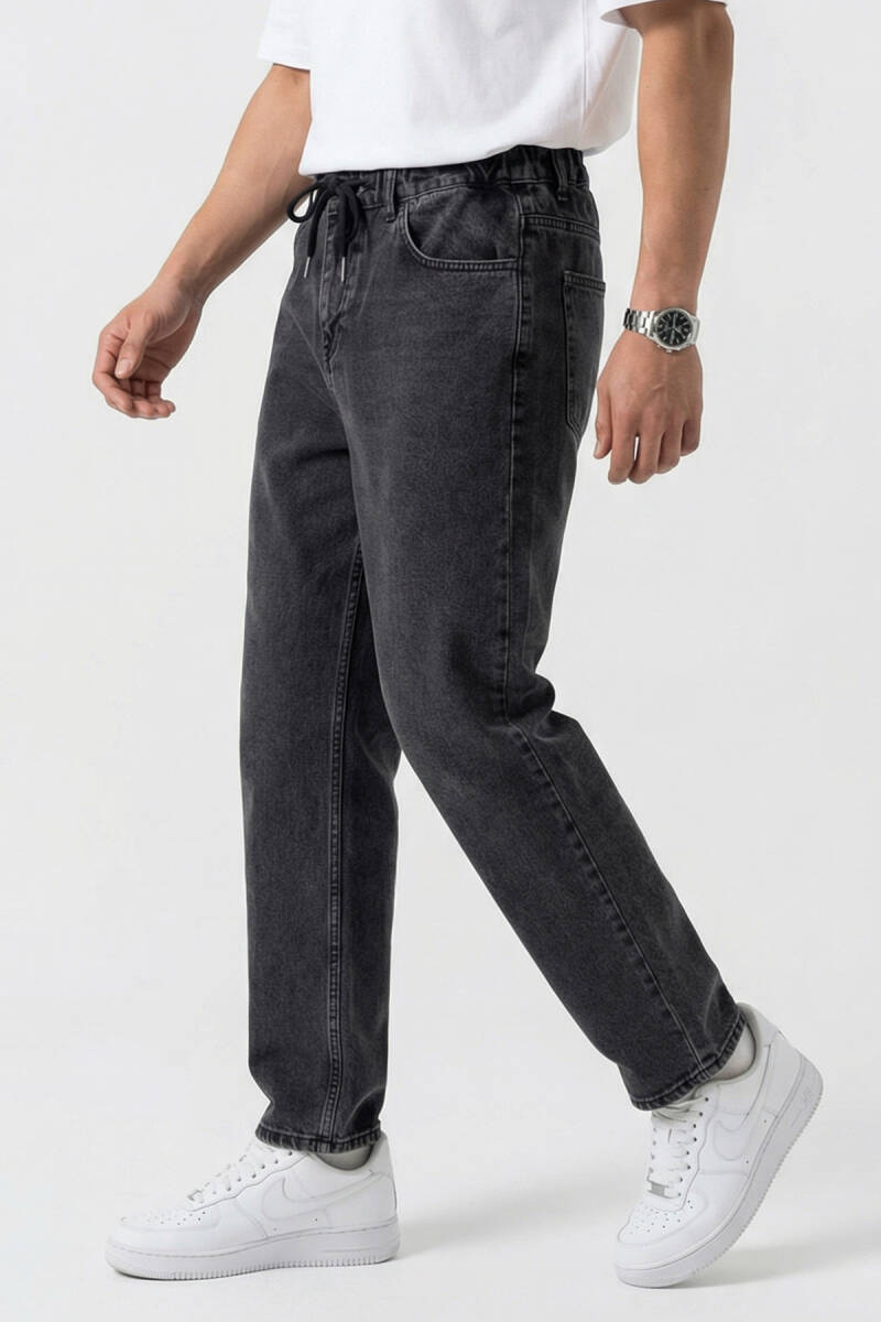 Erkek Rahat Kesim Baggy Jean Pantolon 30075 - Antrasit (1)