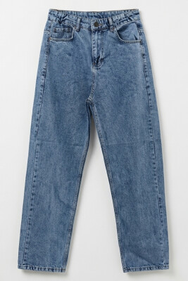 Erkek Rahat Kesim Baggy Jean Pantolon 30075 - İndigo - 5