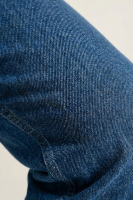 Erkek Rahat Kesim Baggy Jean Pantolon 30075 - Lacivert - 4