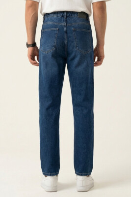 Erkek Rahat Kesim Baggy Jean Pantolon 30075 - Lacivert - 5