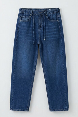 Erkek Rahat Kesim Baggy Jean Pantolon 30075 - Lacivert - 6