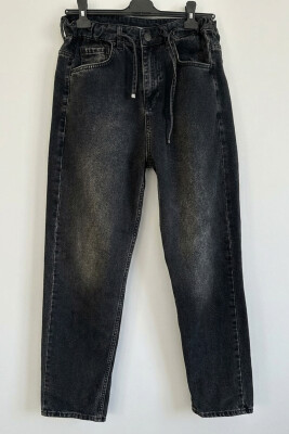 Erkek Rahat Kesim Baggy Jean Pantolon 30075 - Siyah - 5