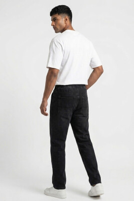 Erkek Rahat Kesim Baggy Jean Pantolon 30076 - Siyah - 3