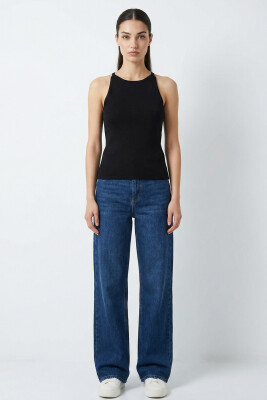 Kadın Askılı Örme Atlet 15935 - Siyah - 2
