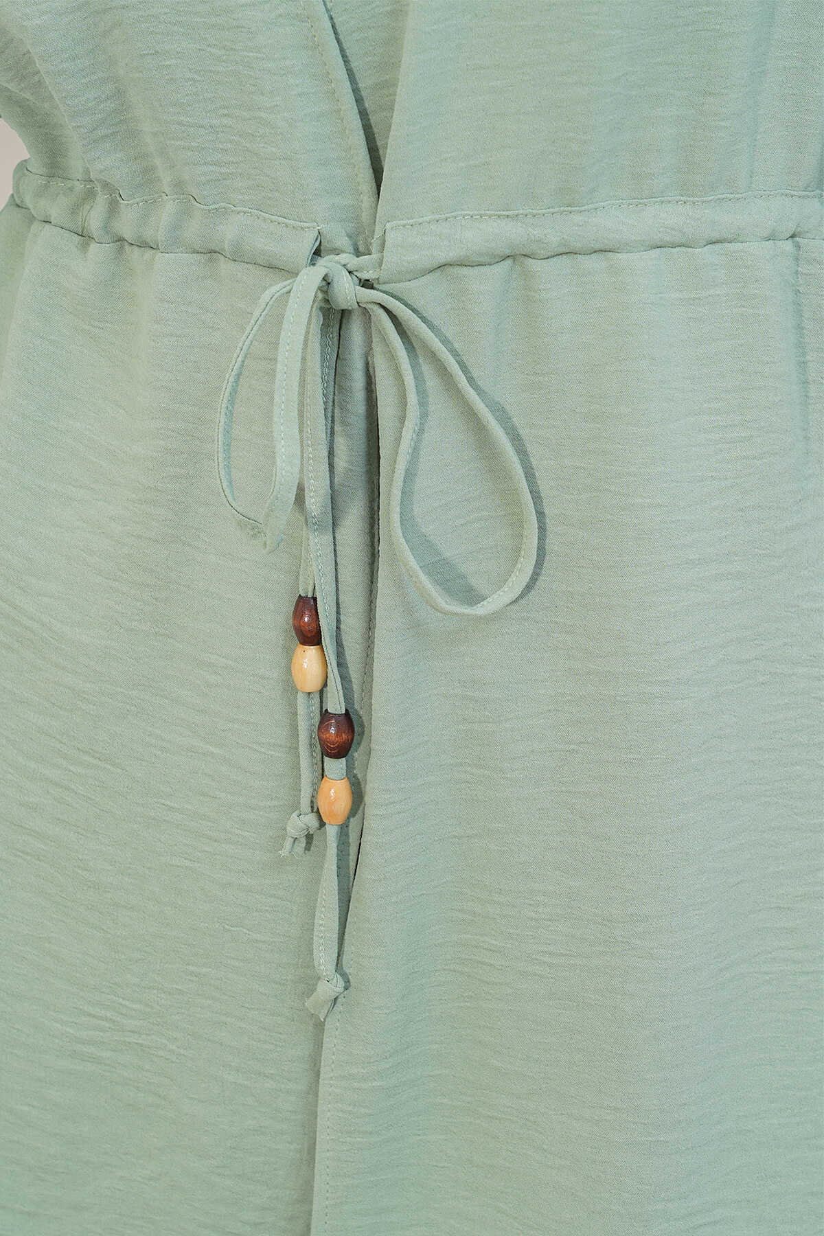 Kadın Ayrobin Kimono Pantolon İkili Takım 30101 - E.Yeşil - 5
