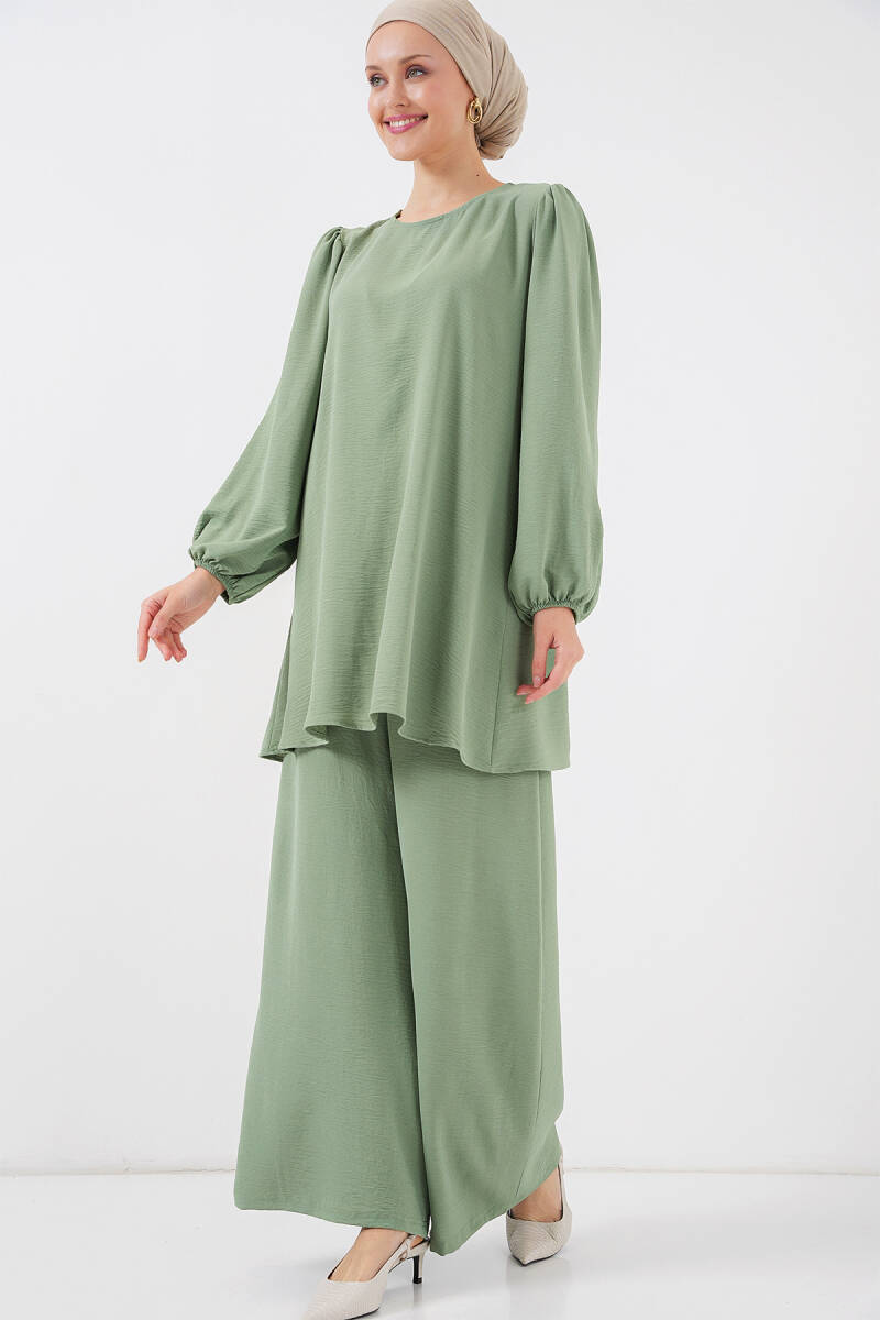Ayrobin Tunik Pantolon Alt Üst Takım 6712 - Çağla - BİGDART