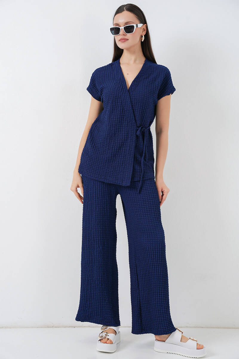 Kadın Örme İkili Takım 30064 - Lacivert - BİGDART