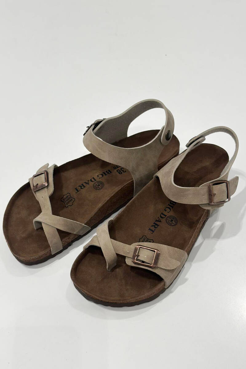 Kadın Ortopedik Terlik 010186 - Bej - BİGDART