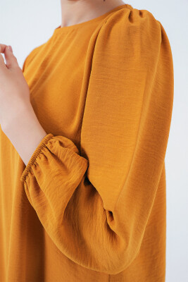 Ayrobin Tunik Pantolon Alt Üst Takım 6712 - Hardal - 5