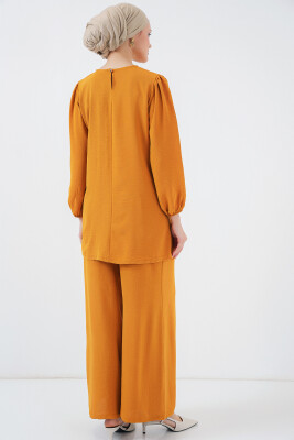 Ayrobin Tunik Pantolon Alt Üst Takım 6712 - Hardal - 6