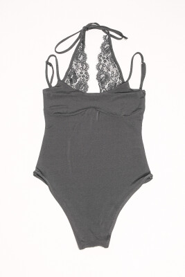 Kadın Zıbın Body 40040 - Siyah - 7